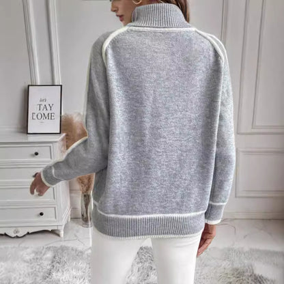 CashmereChic | Pull Col Roulé Élégant