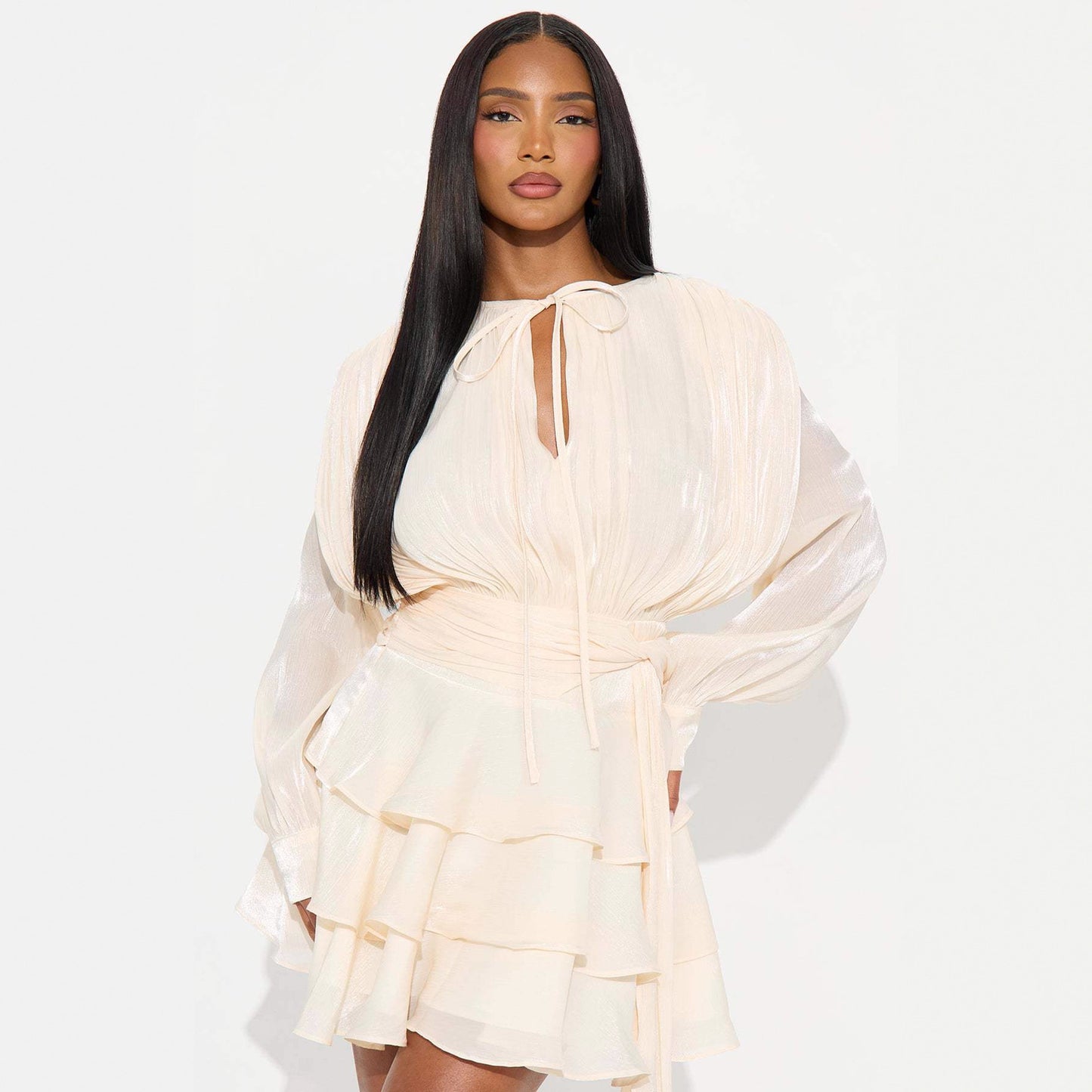Robe Shana | Robe Volantée Style Français – Élégance au Quotidien