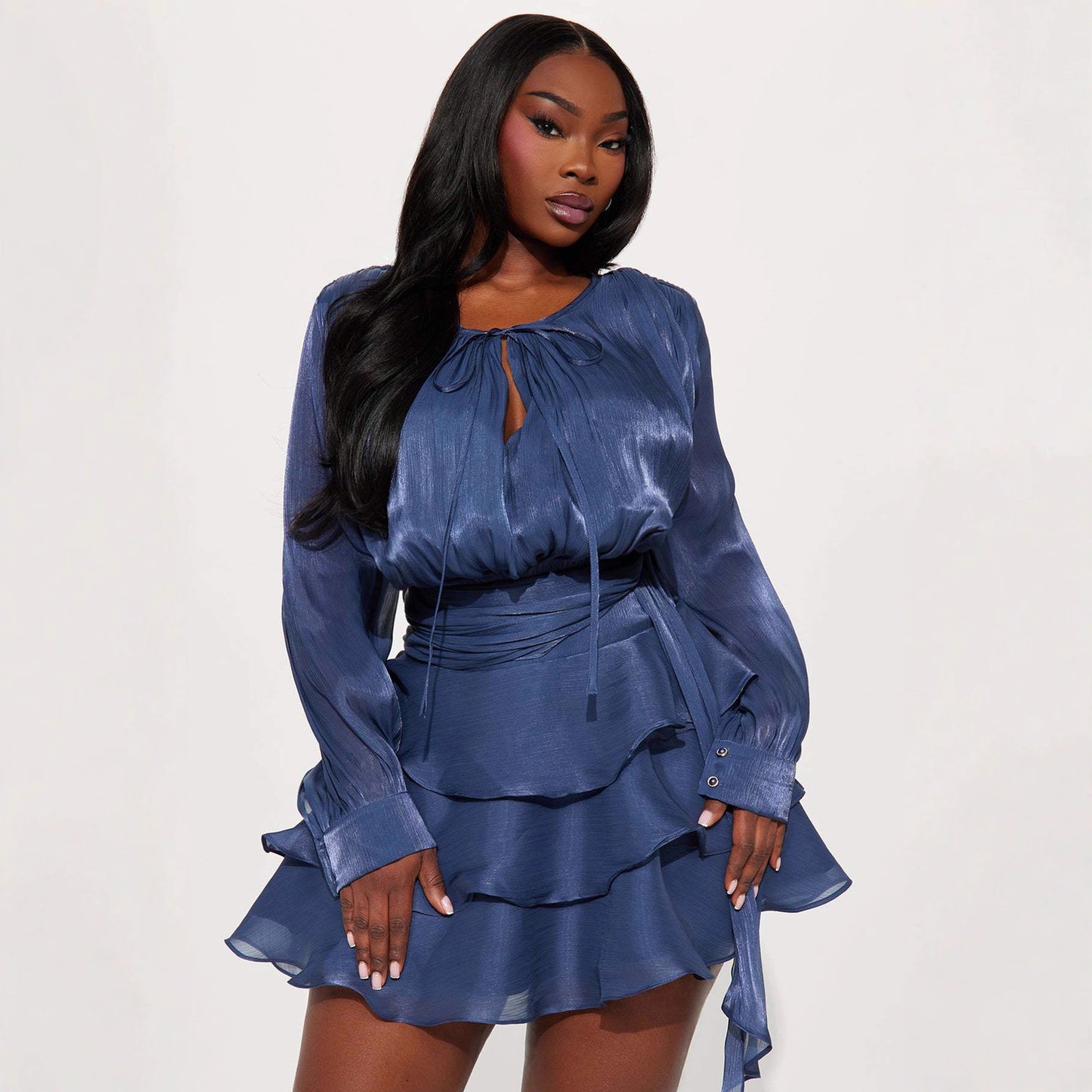 Robe Shana | Robe Volantée Style Français – Élégance au Quotidien