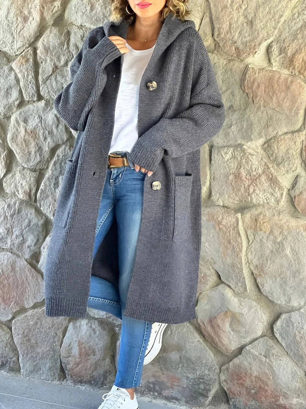 Lena | Manteau Chic en Tricot