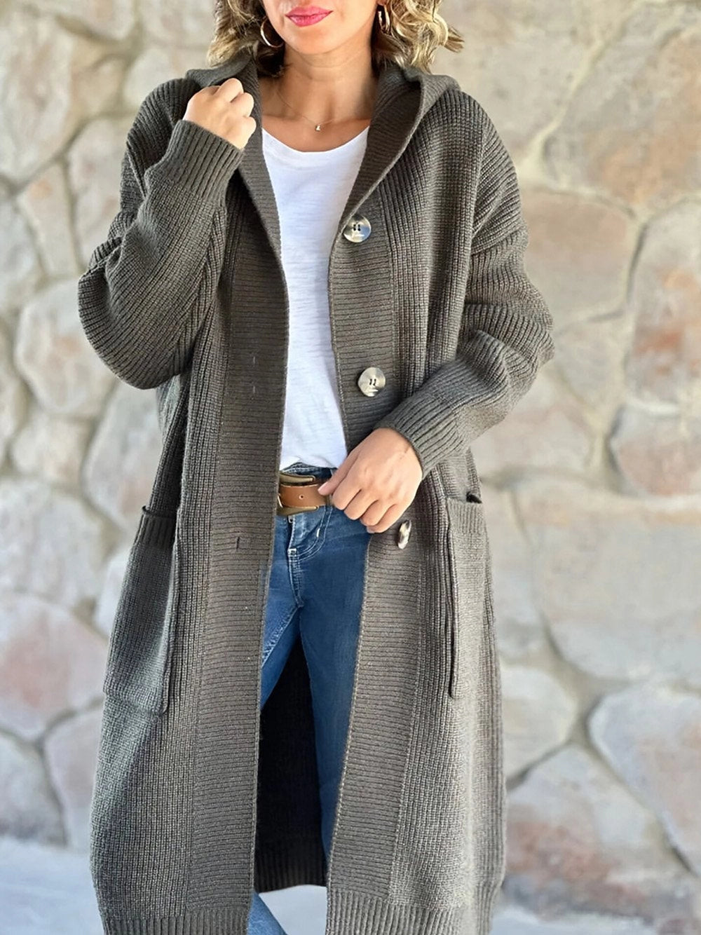 Lena | Manteau Chic en Tricot