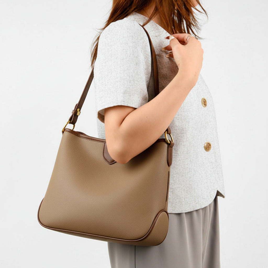Sac Bella kaki taupe