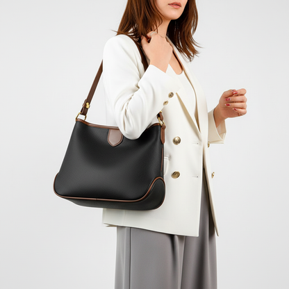 Sac Bella noir avec détails marron